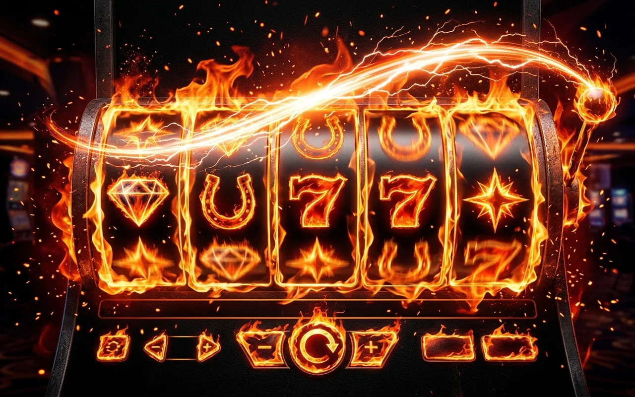 Hot Streak Casino UK independent review with fire and ember theme